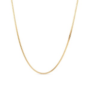 Lantisor argint placat cu aur galben 0,8 mm x 45 cm model venetian DiAmanti KVD015-Gold-45cm-SL (Argint 925‰ 1,6 g.)